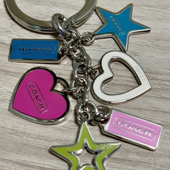 Coach Multicolor Charm Keychain - Picture 3 of 9